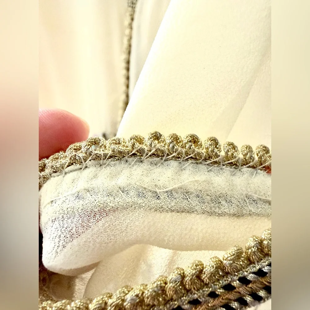 Moroccan kaftan Designer Hand Work Dubai Embroidered Georgette Stylish Maxi . - Picture 13 of 16